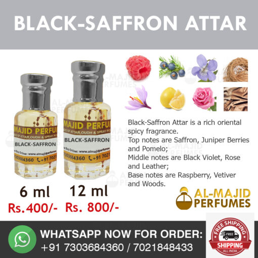 Black-Saffron Attar