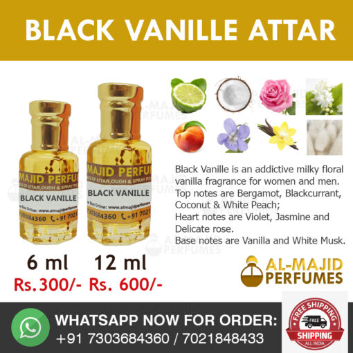 Black Vanille Attar - Image 2