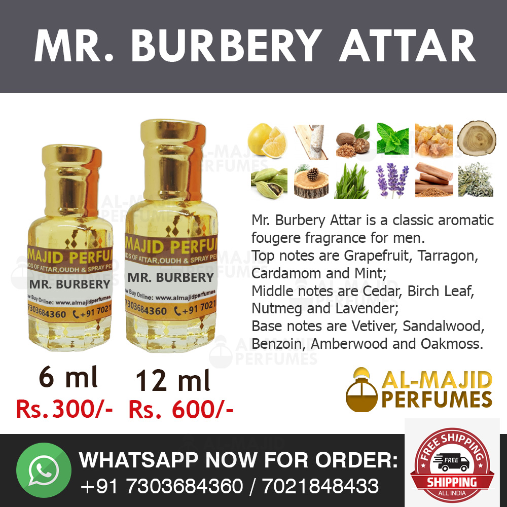 Mr. Burbery Attar Al Majid Perfumes