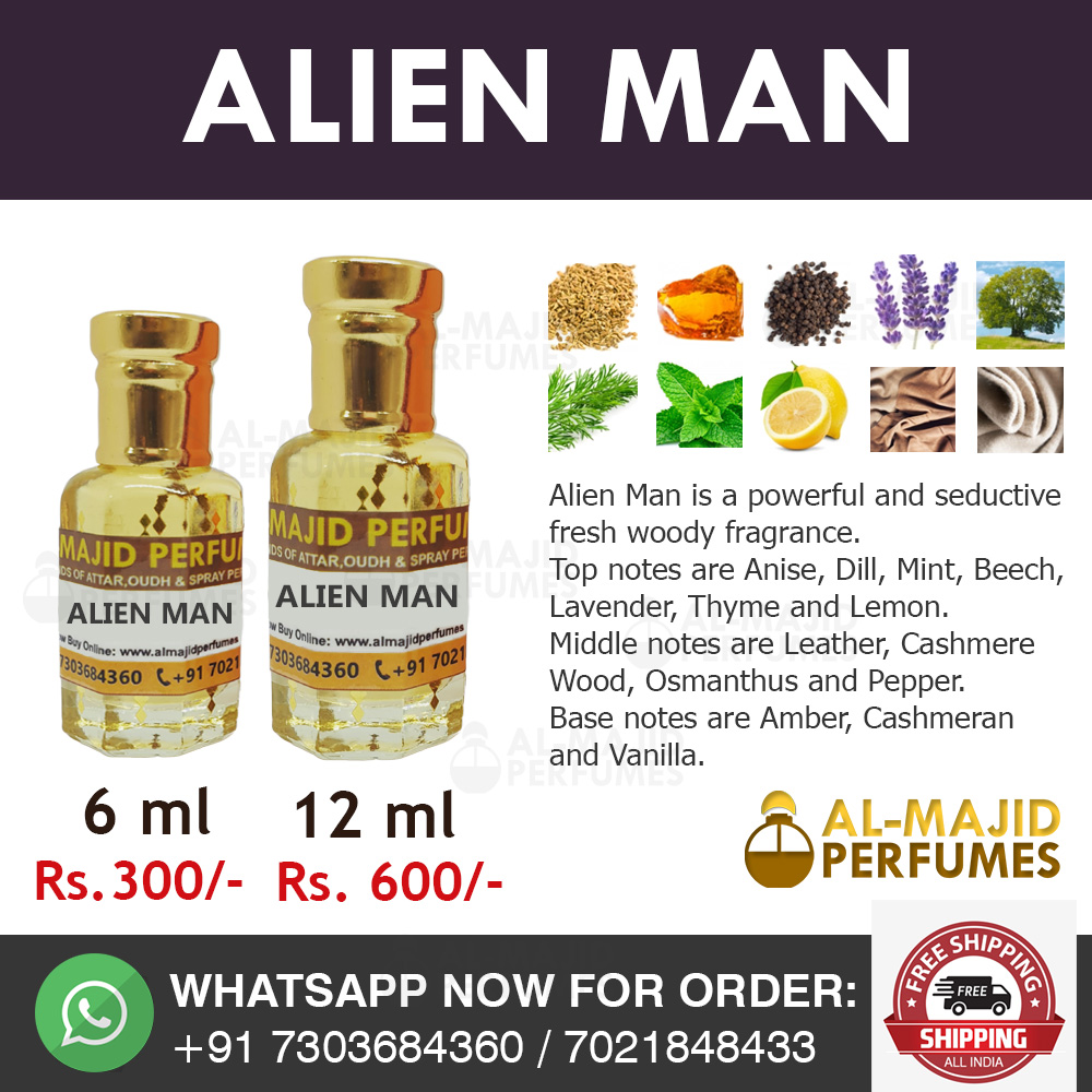 Alien Man Attar Al Majid Perfumes
