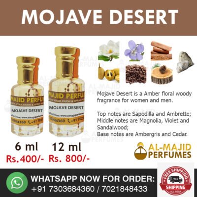 Alternative view of Mojave Desert Attar