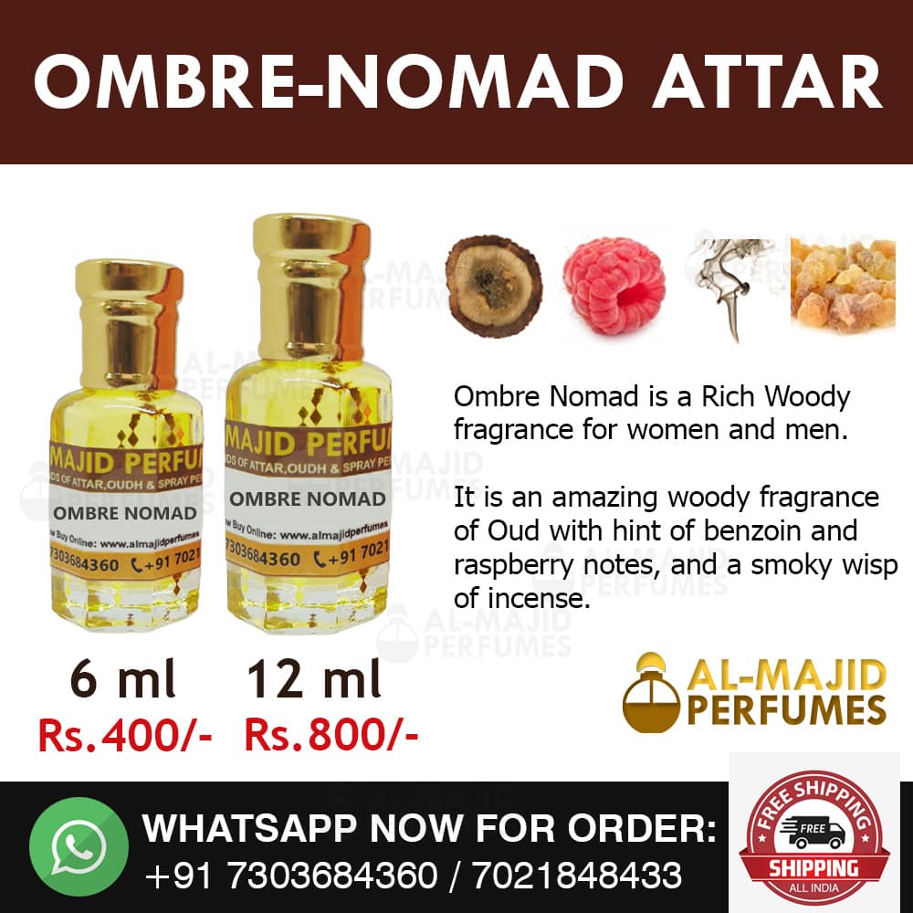 MADEENA CO. OMBRE NOMADE LV; Real & Natural Attar; Best Attar For