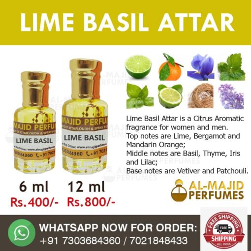 Lime Basil Attar - Image 2