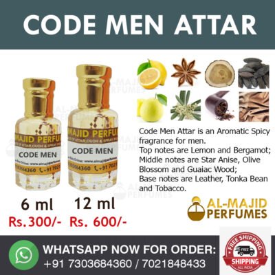 Alternative view of Code Men Attar