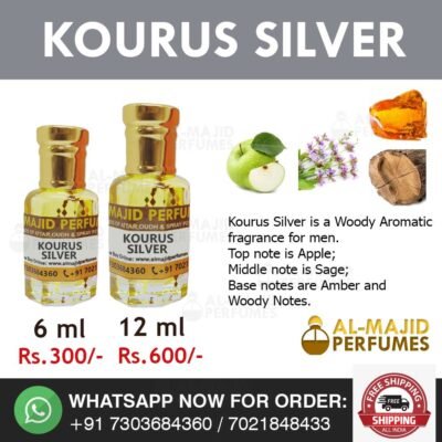 Alternative view of Kourus Silver Attar