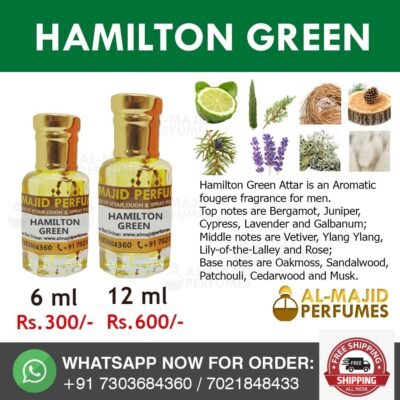 Alternative view of Hamilton Green Attar