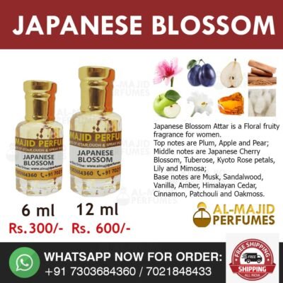 Alternative view of Japanese Blossom Attar