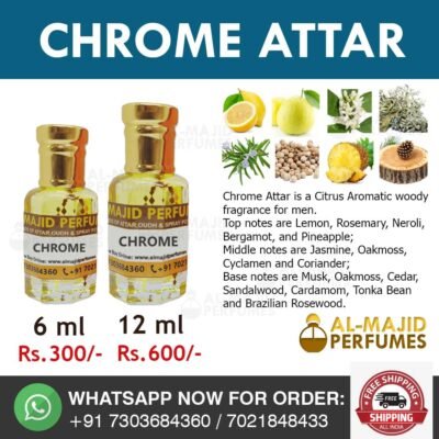 Alternative view of Chrome Attar
