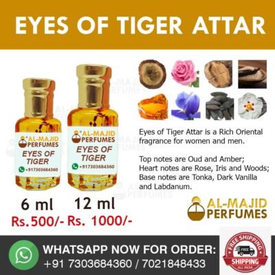 Alternative view of Eyes of Tiger Attar