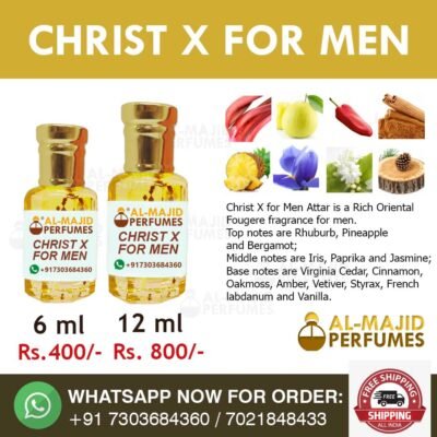 Alternative view of Christ X for Men Attar