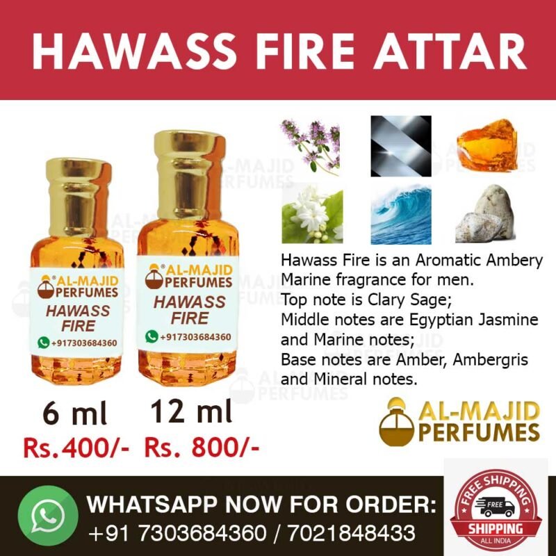 Hawass Fire Attar | Al-Majid Perfumes