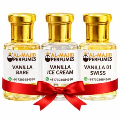 Best Vanilla Attar Combo by Al-Majid Perfumes – 3 Premium Vanilla Fragrances