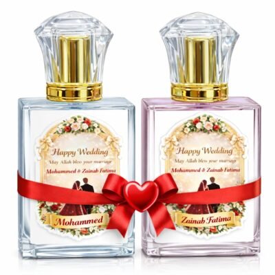 Personalized Wedding Perfume Gift for Couple